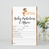 Little Pumpkin Baby shower Game PRINED (Staand voorkant)