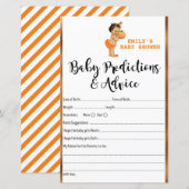 Little Pumpkin Baby shower Game PRINED (Voorkant / Achterkant)