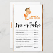 Little Pumpkin Baby shower Game PRINED (Voorkant / Achterkant)