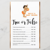 Little Pumpkin Baby shower Game PRINED (Voorkant)