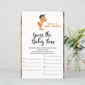 Little Pumpkin Baby shower Game PRINED (Staand voorkant)