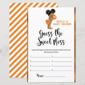 Little Pumpkin Baby shower Game PRINED (Voorkant / Achterkant)