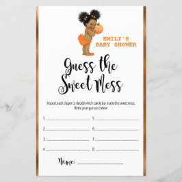 Little Pumpkin Baby shower Game PRINED