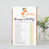 Little Pumpkin Baby shower Game PRINED (Staand voorkant)