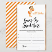 Little Pumpkin Baby shower Game PRINED (Voorkant / Achterkant)