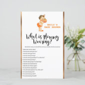 Little Pumpkin Baby shower Game PRINED (Staand voorkant)