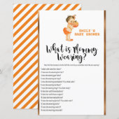 Little Pumpkin Baby shower Game PRINED (Voorkant / Achterkant)
