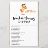 Little Pumpkin Baby shower Game PRINED (Voorkant)