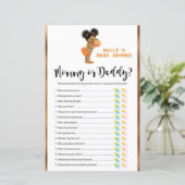 Little Pumpkin Baby shower Game PRINED (Staand voorkant)