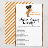 Little Pumpkin Baby shower Game PRINED (Voorkant / Achterkant)