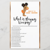 Little Pumpkin Baby shower Game PRINED (Voorkant)