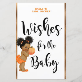 Little Pumpkin Baby shower Game PRINED