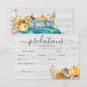 Little Pumpkin   Baby shower gaming Kaart