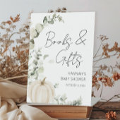 Little Pumpkin Baby shower Gifts Sign Reclamebord Met Voetstuk