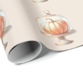 Little Pumpkin Baby shower - Herfst Chic Cadeaupapier (Rol Hoek)