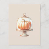 Little Pumpkin Baby shower - Herfst Chic Informatiekaartje (Achterkant)