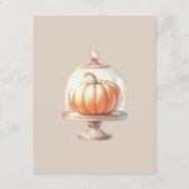 Little Pumpkin Baby shower - Herfst Chic Informatiekaartje (Achterkant)