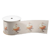 Little Pumpkin Baby shower - Herfst Chic Satijnen Lint (Spoel)