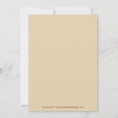 Little Pumpkin Baby shower Invitation Kaart (Achterkant)