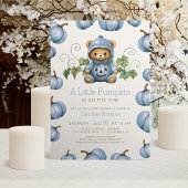 Little Pumpkin Baby shower Invitation Kaart