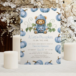 Little Pumpkin Baby shower Invitation Kaart