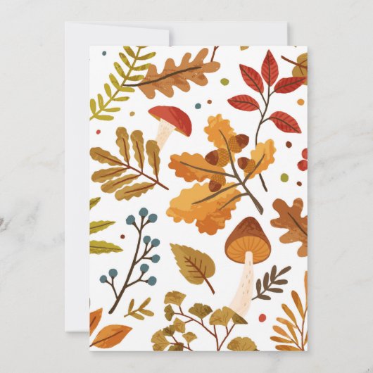 Little Pumpkin Baby shower Invitation Kaart (Achterkant)