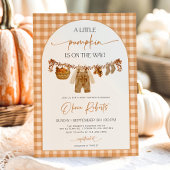 Little Pumpkin Baby shower Invitation Sjabloon Kaart