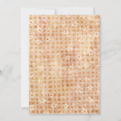 Little Pumpkin Baby shower Invitation | thema herf Kaart (Achterkant)