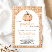 Little Pumpkin Baby shower Invitation | thema herf Kaart