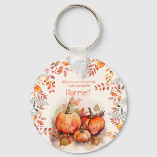 Little Pumpkin Baby shower Keychan Sleutelhanger