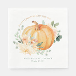 Little Pumpkin Baby shower Napkins Servet