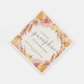 Little Pumpkin Baby shower Napkins Servet (Hoek)