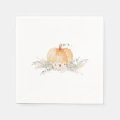 Little Pumpkin Baby shower Napkins Servet (Voorkant)