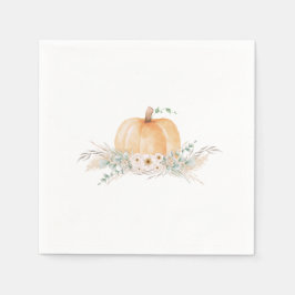 Little Pumpkin Baby shower Napkins Servet