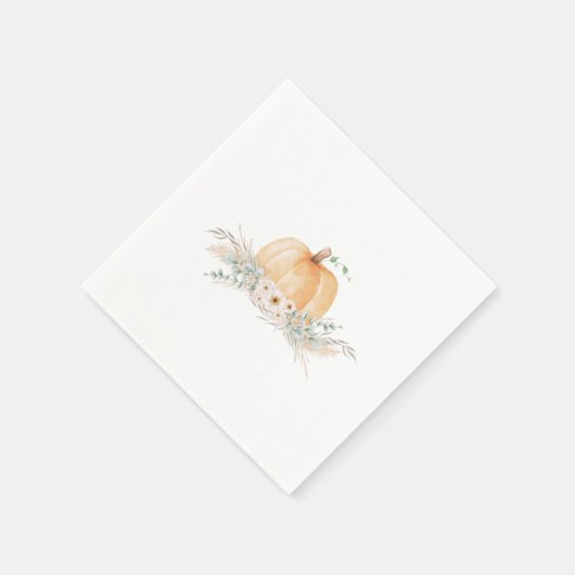 Little Pumpkin Baby shower Napkins Servet (Hoek)