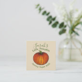 Little Pumpkin Baby shower New Arrival Autumn Herf Informatiekaartje (Staand voorkant)