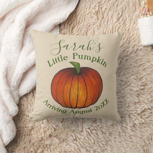 Little Pumpkin Baby shower New Arrival Autumn Herf Kussen (Deken)