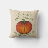 Little Pumpkin Baby shower New Arrival Autumn Herf Kussen (Voorkant)