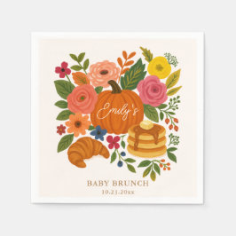 Little Pumpkin Baby Shower Paper Napkin Servet