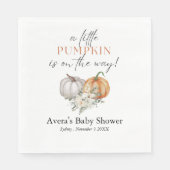 Little Pumpkin Baby shower Party Servet (Voorkant)