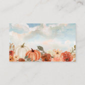 Little Pumpkin Baby shower Raad eens hoeveel Snoep Informatiekaartje (Achterkant)