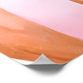 Little Pumpkin Baby shower Ribbon – Romantisch Sal Poster (Hoek)