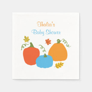 Little Pumpkin Baby shower servet