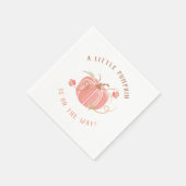 Little Pumpkin Baby shower servet (Hoek)