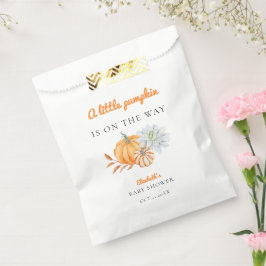 Little Pumpkin Baby shower Simple Bedankzakje