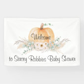 Little Pumpkin Baby Shower Slinger Spandoek (Horizontaal)