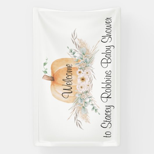 Little Pumpkin Baby Shower Slinger Spandoek (Verticaal)
