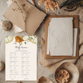 Little Pumpkin Baby Trivia Baby shower Kaart