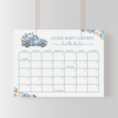 Little Pumpkin Baby uitgerekende datum Kalender Sp Poster