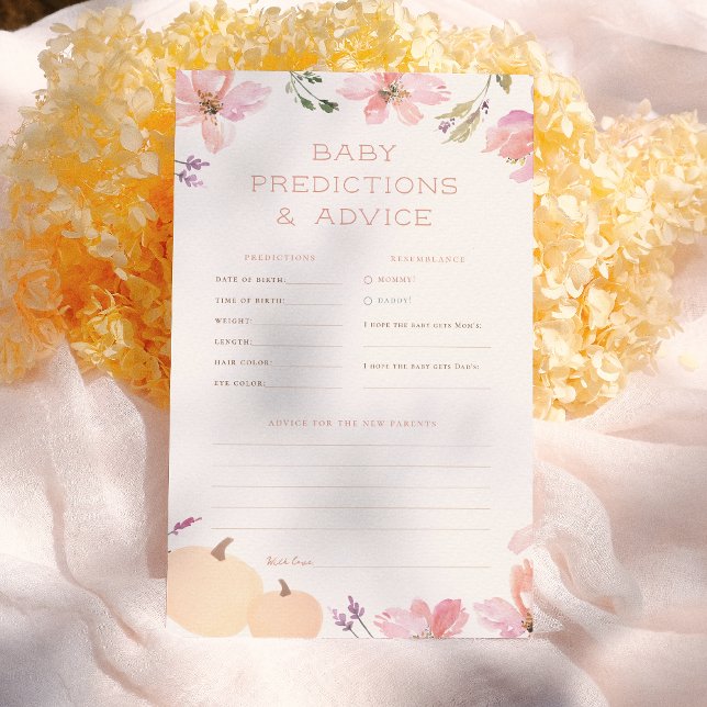 Little Pumpkin Baby voorspellingen en advies spel (Creator heeft geüpload)